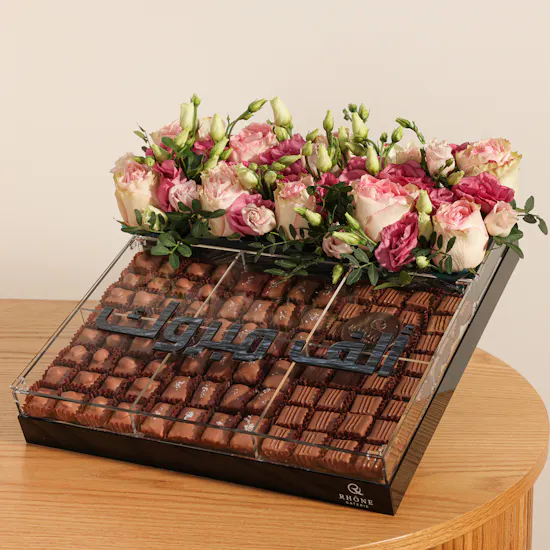 Rhône Congratulations Chocolate Tray | Elegant Flowers