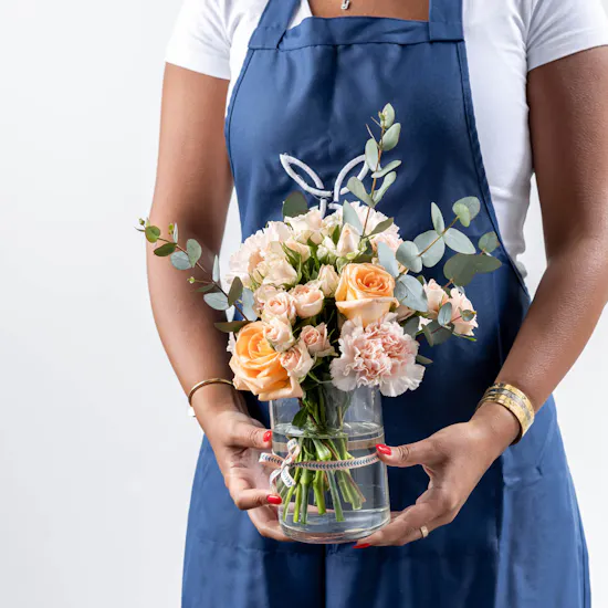 Floral Allure | Cylinder Vase