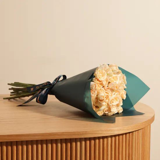 Stunning Baby Rose Flowers Bouquet | 12 Flowers