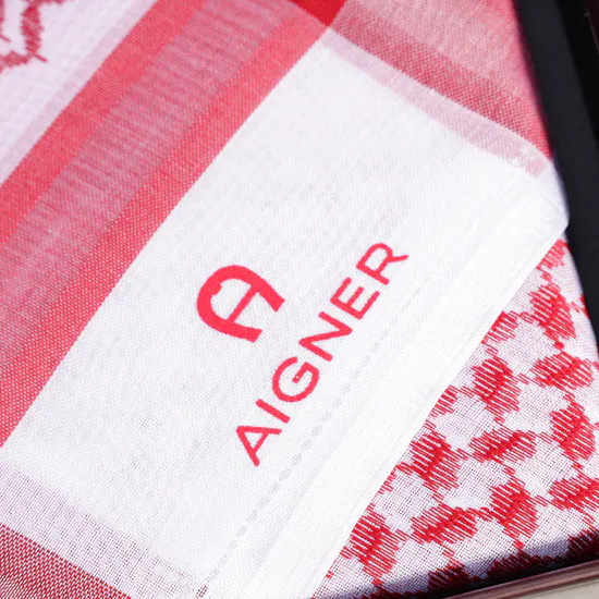 Aigner Red Shemagh