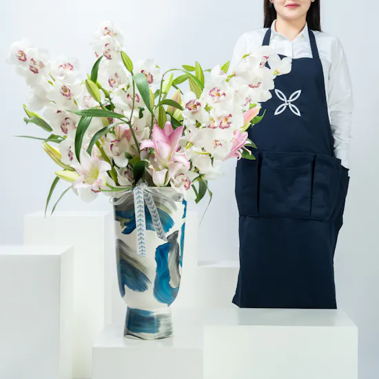 Lilies & Cymbidium | Vase
