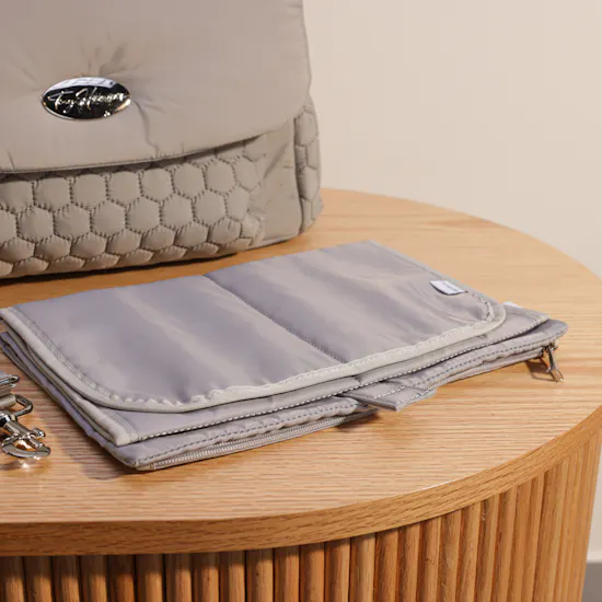 Tiny Humans Diaper Bag | Grey