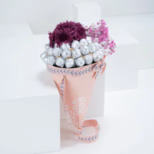 Caramel Chocolates | Pink Flowers Caramel Chocolates | Pink Flowers