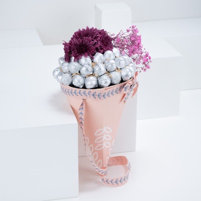 Caramel Chocolates | Pink Flowers