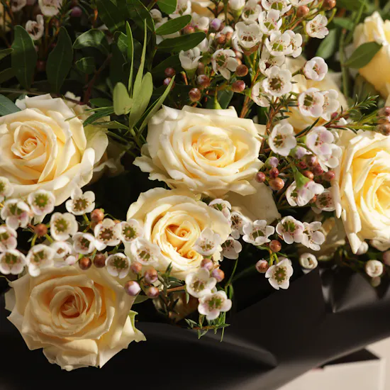 Blissful Aura Baby Rose Bouquet