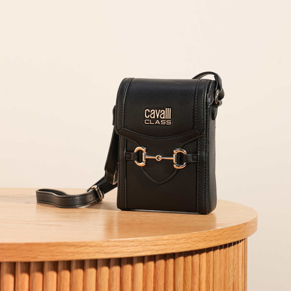 Cavalli Class Ombrone Mini Bag | Black