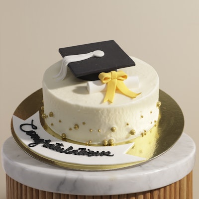 Helen's Bakery Graduation Cake
