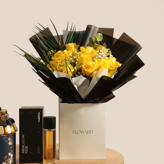 Mubkhar Andalusian Hide Unisex EDP | The Sweetest Floward Chocolates and Flowers