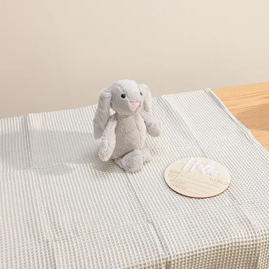 Cozy Bunny Newborn Giftset | Gray
