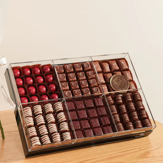 Rhône Elegant Medium Chocolate Tray | Delicate Flowers