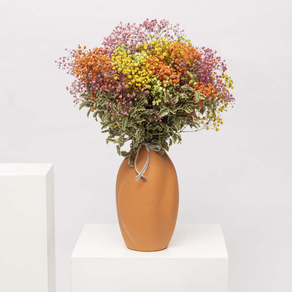     فازة سيراميك | ألوان البراقة