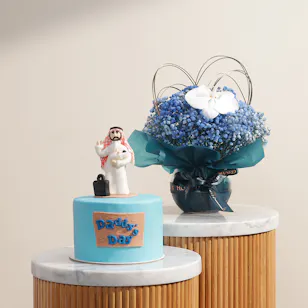 NJD Daddy’s Day Chocolate Cake | Shinny Flowers