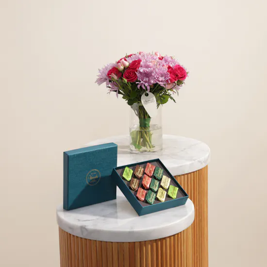 Venchi Murrine Gianduiotto Blue Gift Box | Grand Gesture Flowers