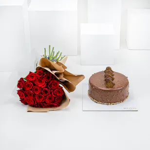 Secret's Ferrero Rocher Cake | Red Roses Secret's Ferrero Rocher Cake | Red Roses