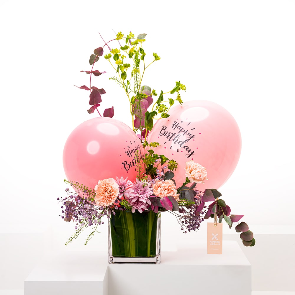 Happy Birthday Wishes Vase