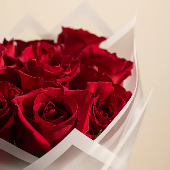 Romantic Radiance Roses Bouquet