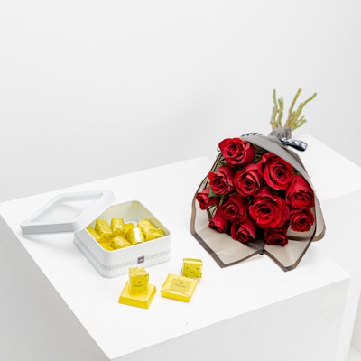 Patchi Tin Chocolate Box | Red Roses