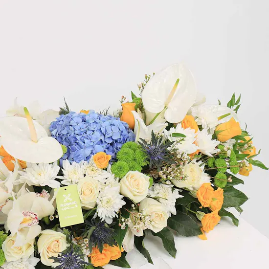 Flowery Glowing Centerpiece