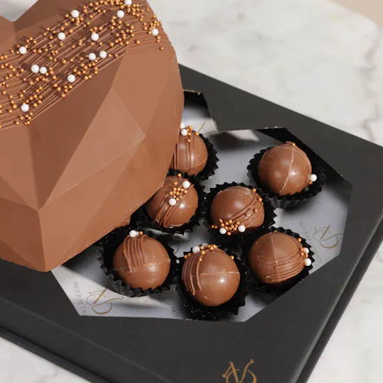 NJD 3D Heart Chocolate