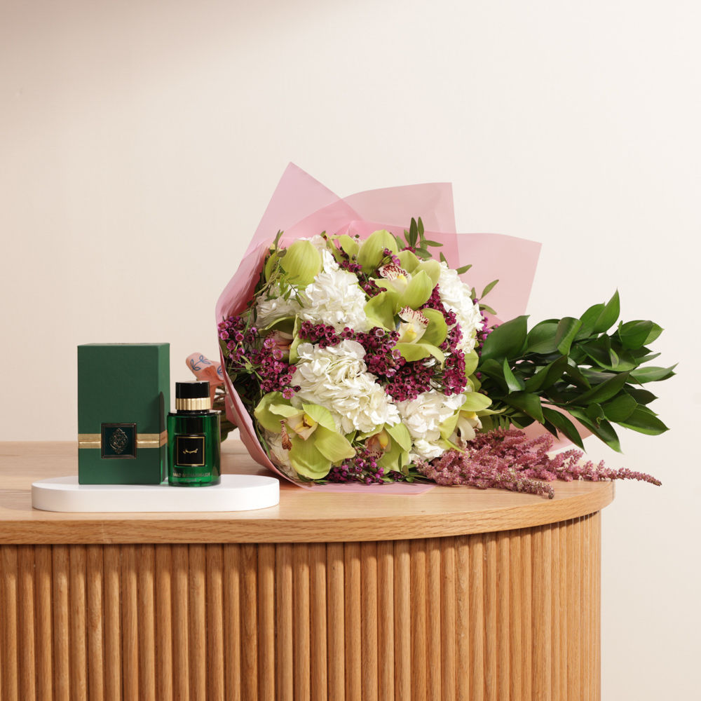 Saad Bashamkha Perfume | Eid Flowers Bouquet