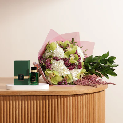 Saad Bashamkha Perfume | Eid Flowers Bouquet Saad Bashamkha Perfume | Eid Flowers Bouquet