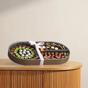 Fillings Chocolate Oval Leather Chocolate Tray