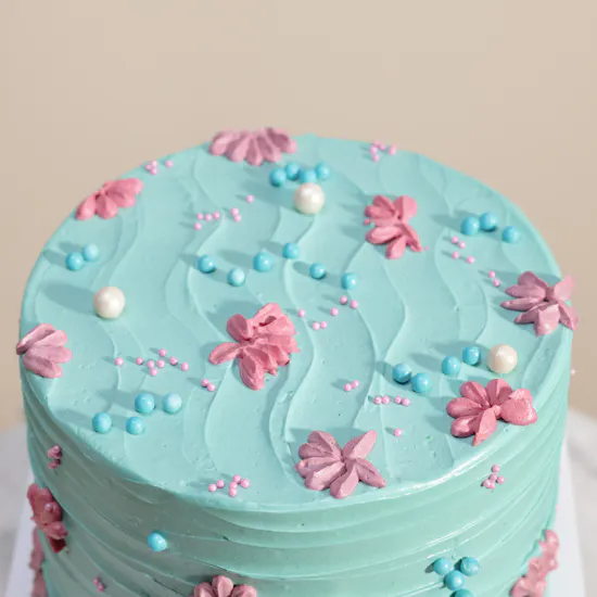 Floward Ocean Bloom Cake