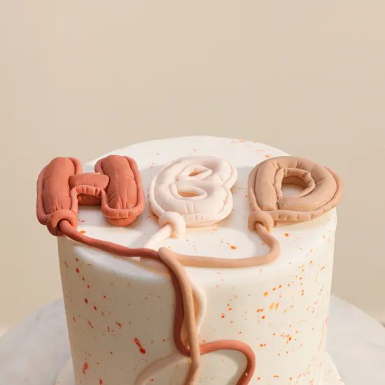 Madeleine Letters Birthday Cake
