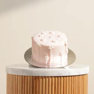 Floward Pink Flowers Cake