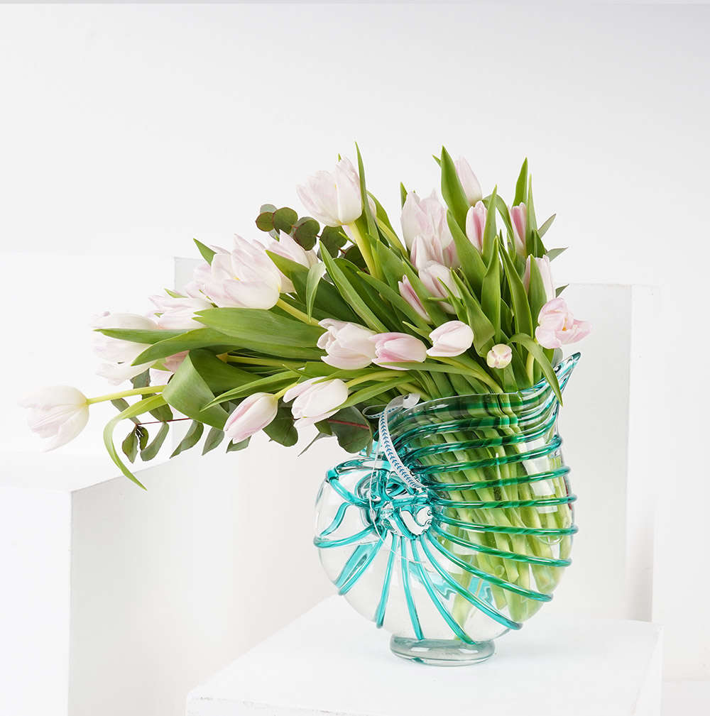 مزهرية موجة الأزهار