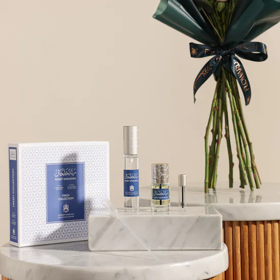 Abdul Samad Al Qurashi Ranet Khalkhal Oil Set | Unique Flowers
