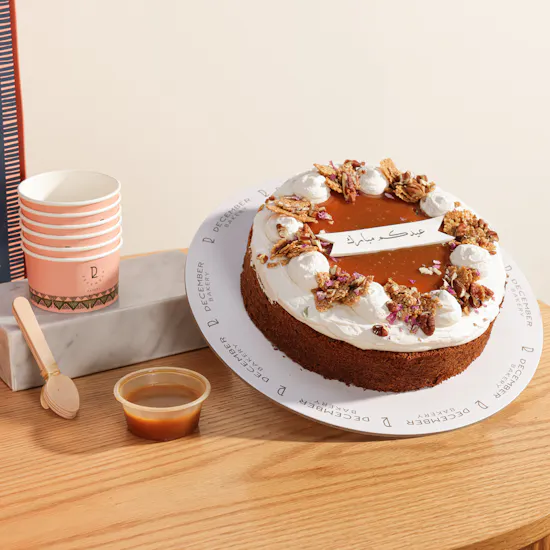 December Cake Eid Caramel Cheesecake