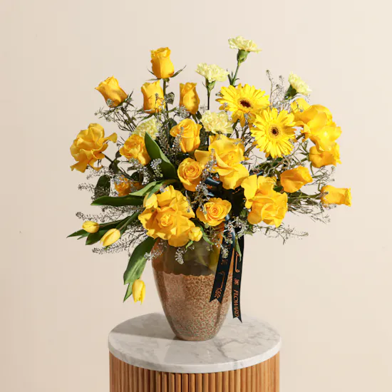 Golden Grace Vase