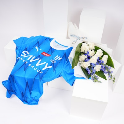 Al Hilal Medium  Fan T-shirt | Blue Bouquet