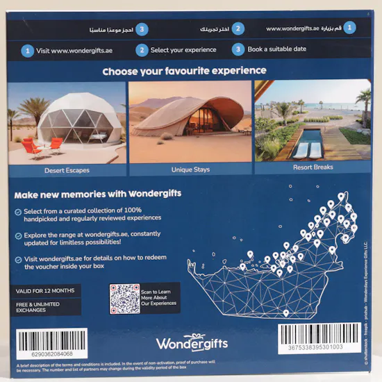 Wondergifts Romantic Arabian Nights Voucher