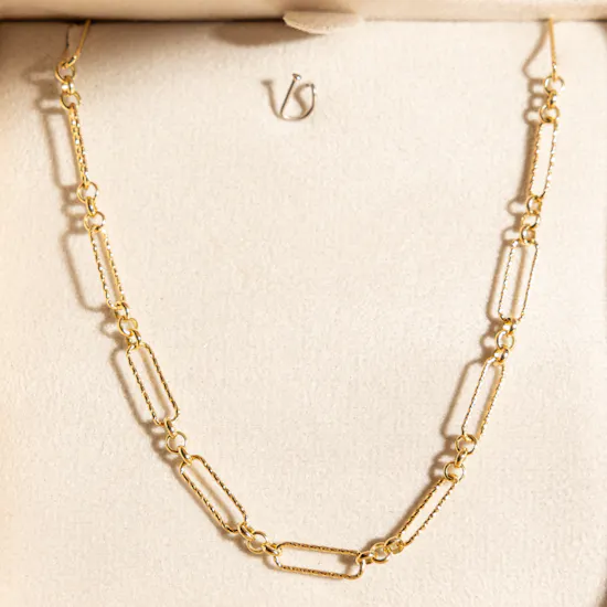 Siran by Iram Gold Links Necklace
