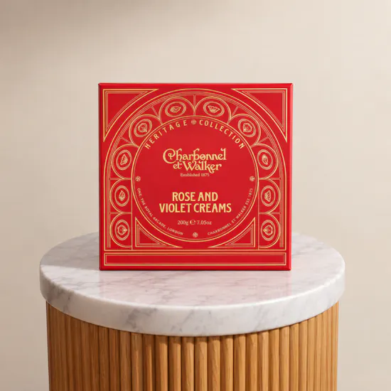 Charbonnel et Walker Rose and Violet Creams Chocolate Box | Red Love Bouquet
