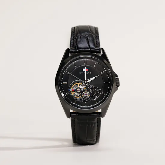 Tommy Hilfiger Black Baker Analogue Men's Watch