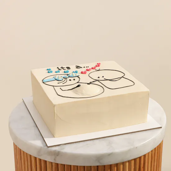 Floward Gender Reveal Cake