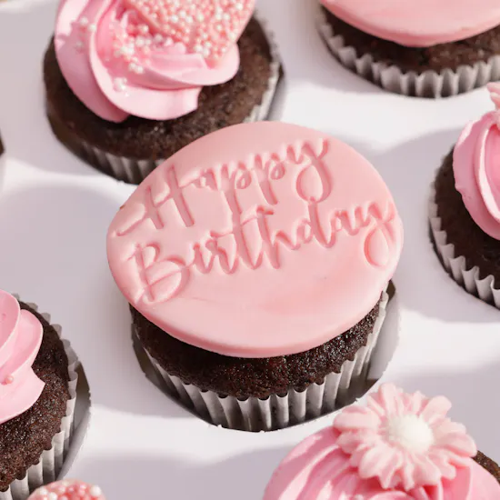 Njd Happy Birthday Cupcakes for Her