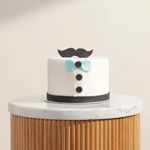 NJD Bow Tie and Moustache Cake NJD Bow Tie and Moustache Cake