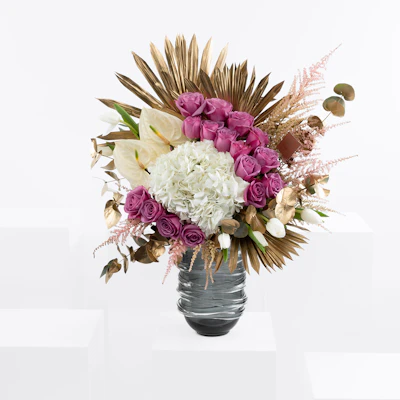 زهور مهيبه | مزهرية زجاج زهور مهيبه | مزهرية زجاج