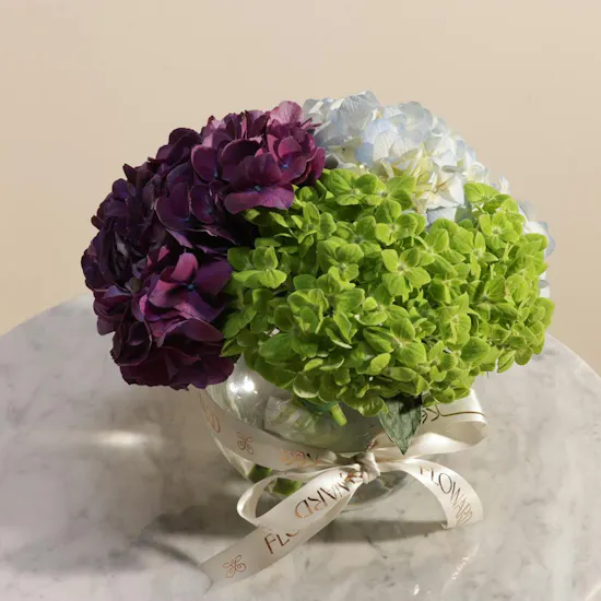 Delicate Hydrangea Vase