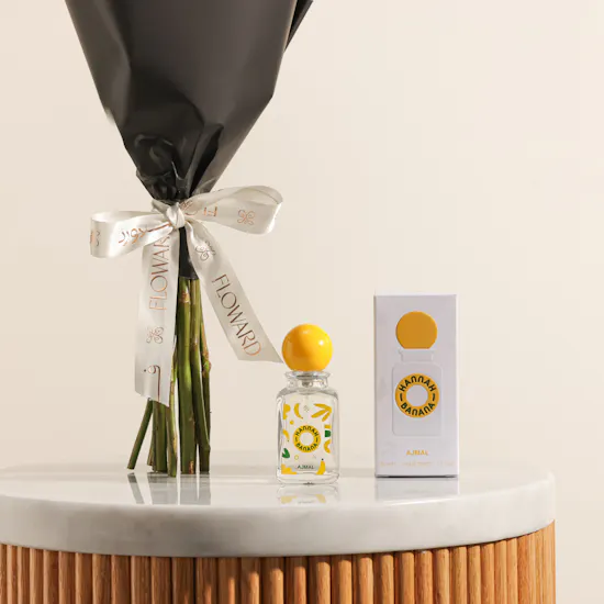 Ajmal Hannah Banana EDT For Young Girls | White Flowers Bouquet
