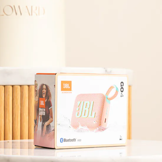 Essentials Autumn Everyday Pouch | JBL Portable Speaker and Pink Roses