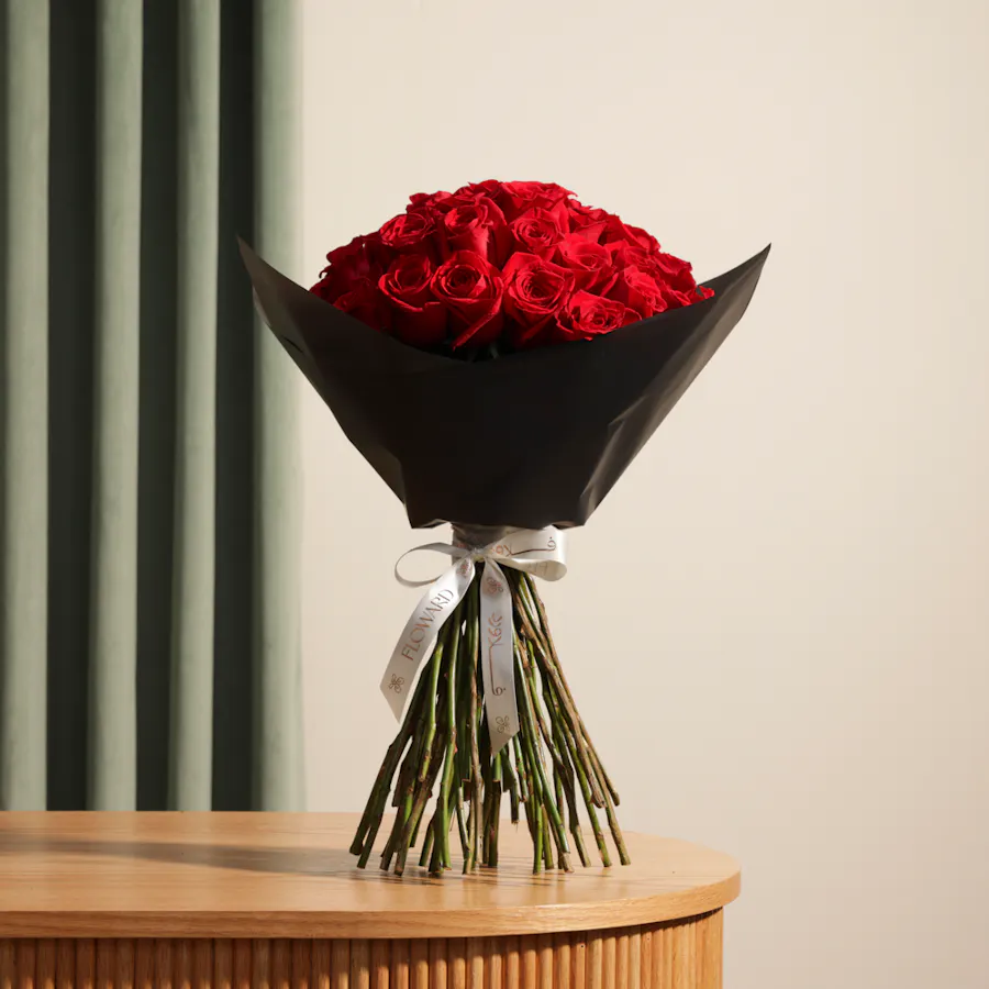 Stunning Red Roses Bouquet | 50 Roses 6