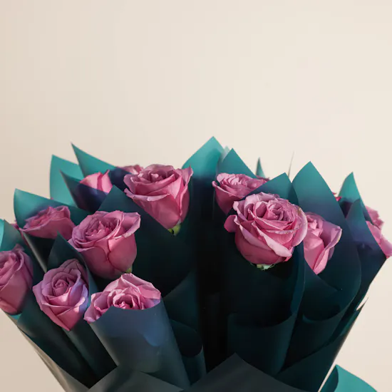 Charming Purple Roses Favors