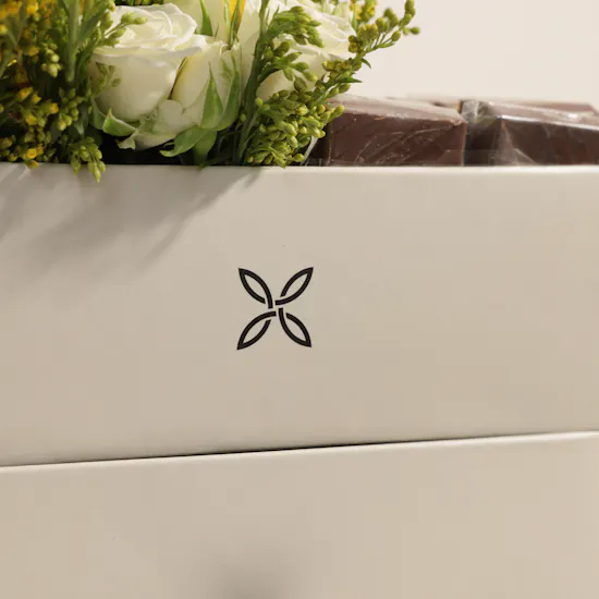 Floward Hard Box of Chocolates | Delicate Flowers