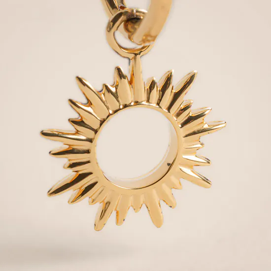 Rachel Jackson Eternal Sun Gold Plated Mini Hoop Women's Earrings