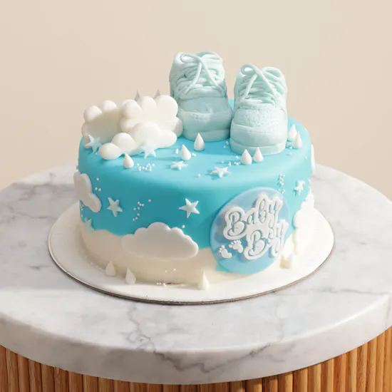 Floward Baby Boy Cake | Chocolate